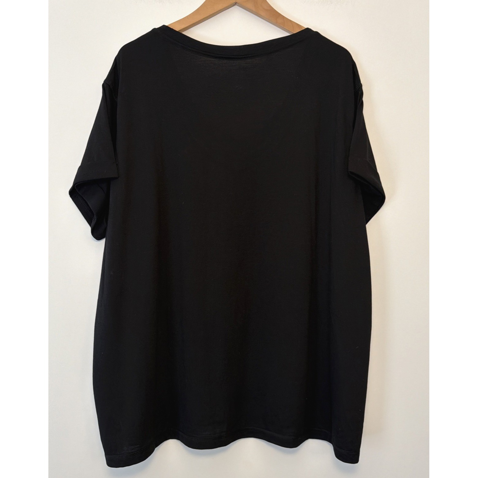 Leg3nd Athletic V-Neck Short Sleeve Top Shirt Size 3x Black Nwt Activewear — image 2 of 8